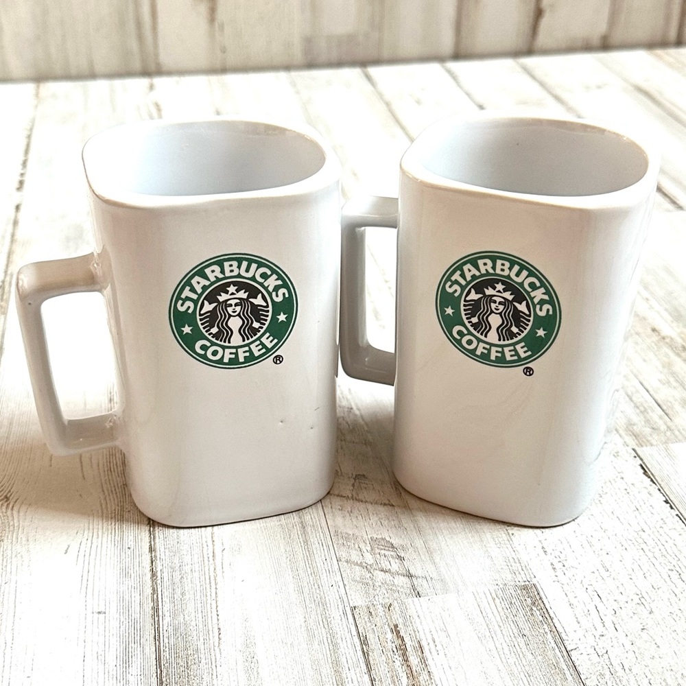 Set of TWO Starbucks coffee mugs.